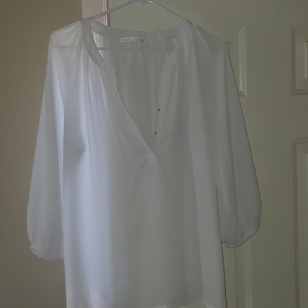 Violet & Claire polyester sheer blouse